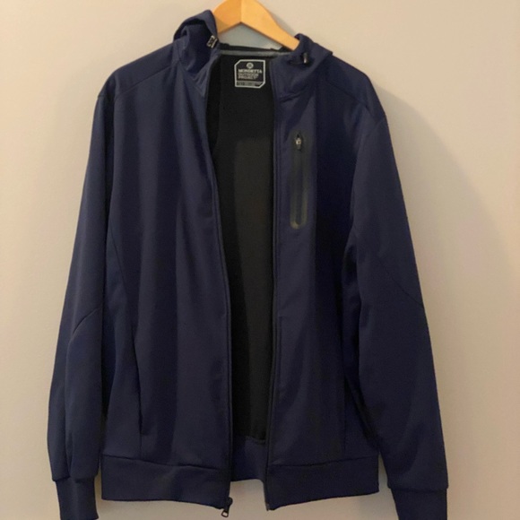 Mondetta Outdoor Project jacket/hoodie Navy Large - Picture 1 of 3
